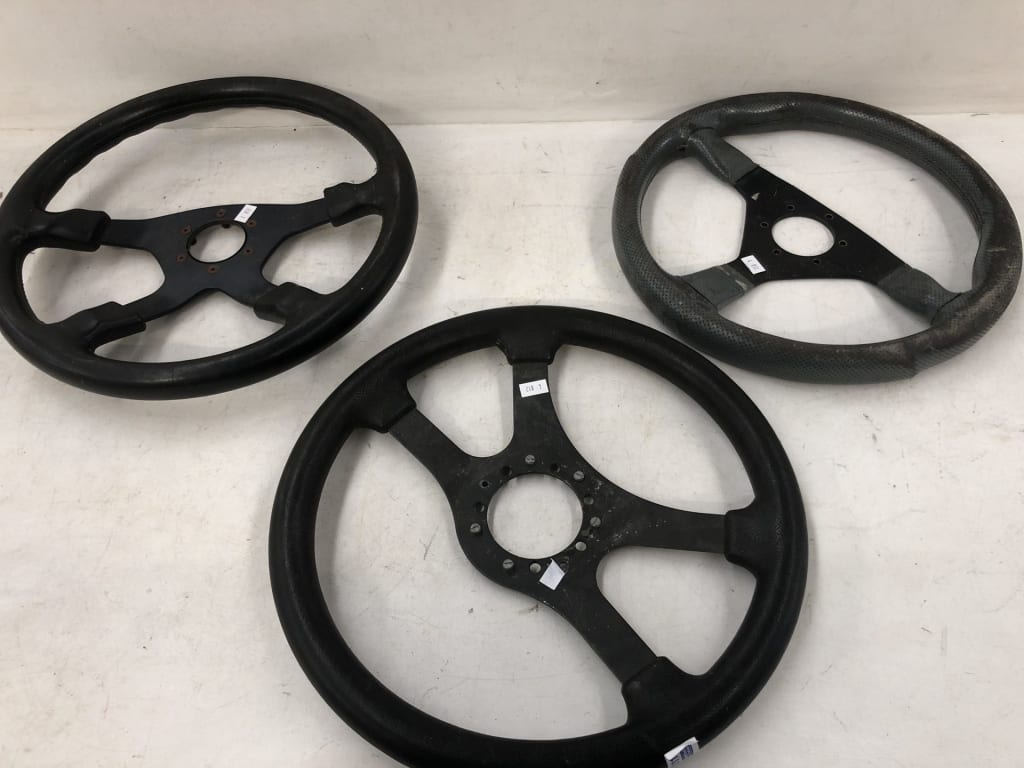 3 MOMO STEERING WHEELS — NZ auction result