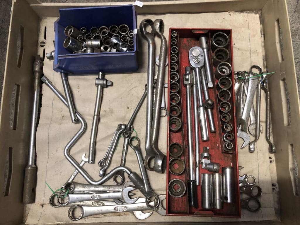 LARGE TRAY OF SOCKETS &amp; SPANNERS — NZ auction result
