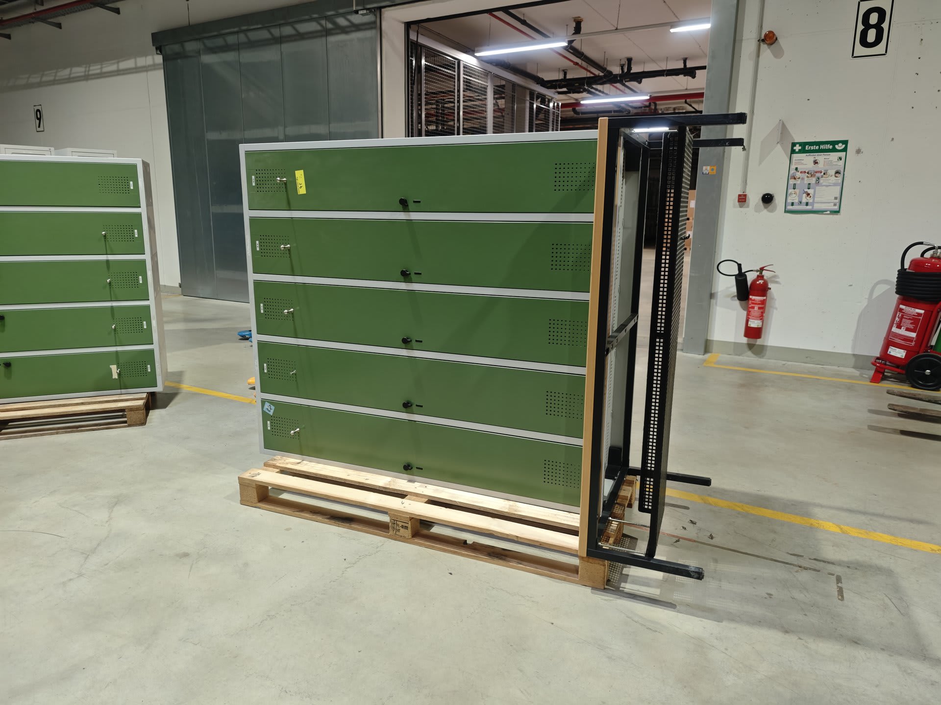 (2) Lockers with Benches