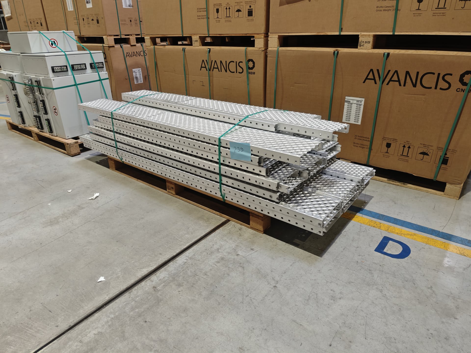 Lot of Metal Walkways