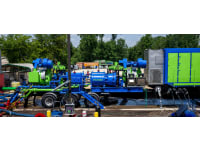 Complete Like New 2020 100-BPM Trailer Mounted Proppant Slurry Frac Blender - Testing Hours Only! - 2