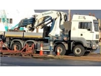 BAE Systems Surface Ships - MAN Special Heavy Vehicle with HIAB model MAN/TGA 35.480 (2007) - 2