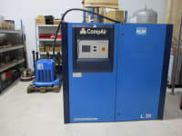 Daewoo Puma TT 2000SY Twin Turret Turning Centre &amp; Compair L30F-10A Rotary Screw Compressor  - 1