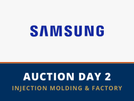 Online Auction | Samsung Electronics SK | Day 2 | Injection Molding &amp; Factory Assets