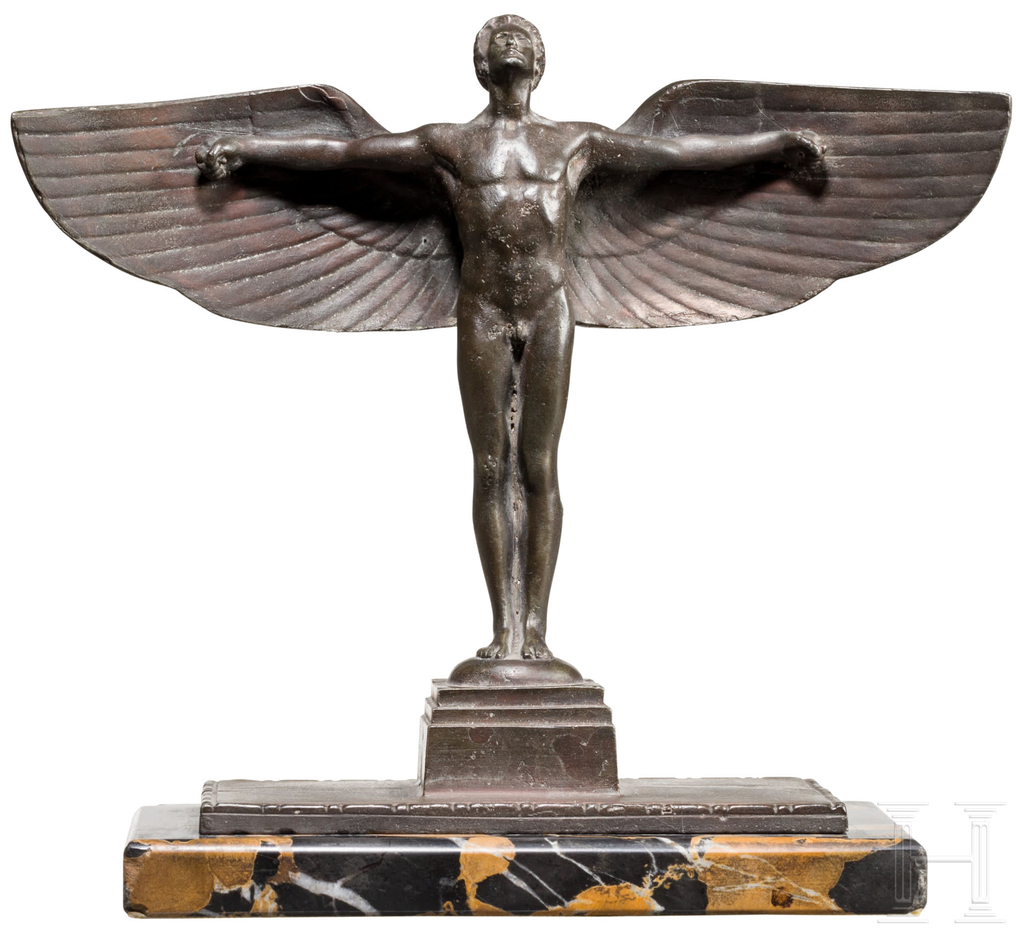 Prof. Peter Breuer (1856 - 1930) - Icarus, circa 1914 | Barnebys