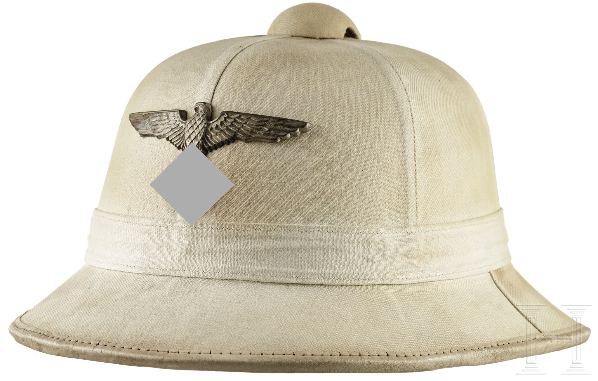 A German pith helmet for the white summer uniform of the 