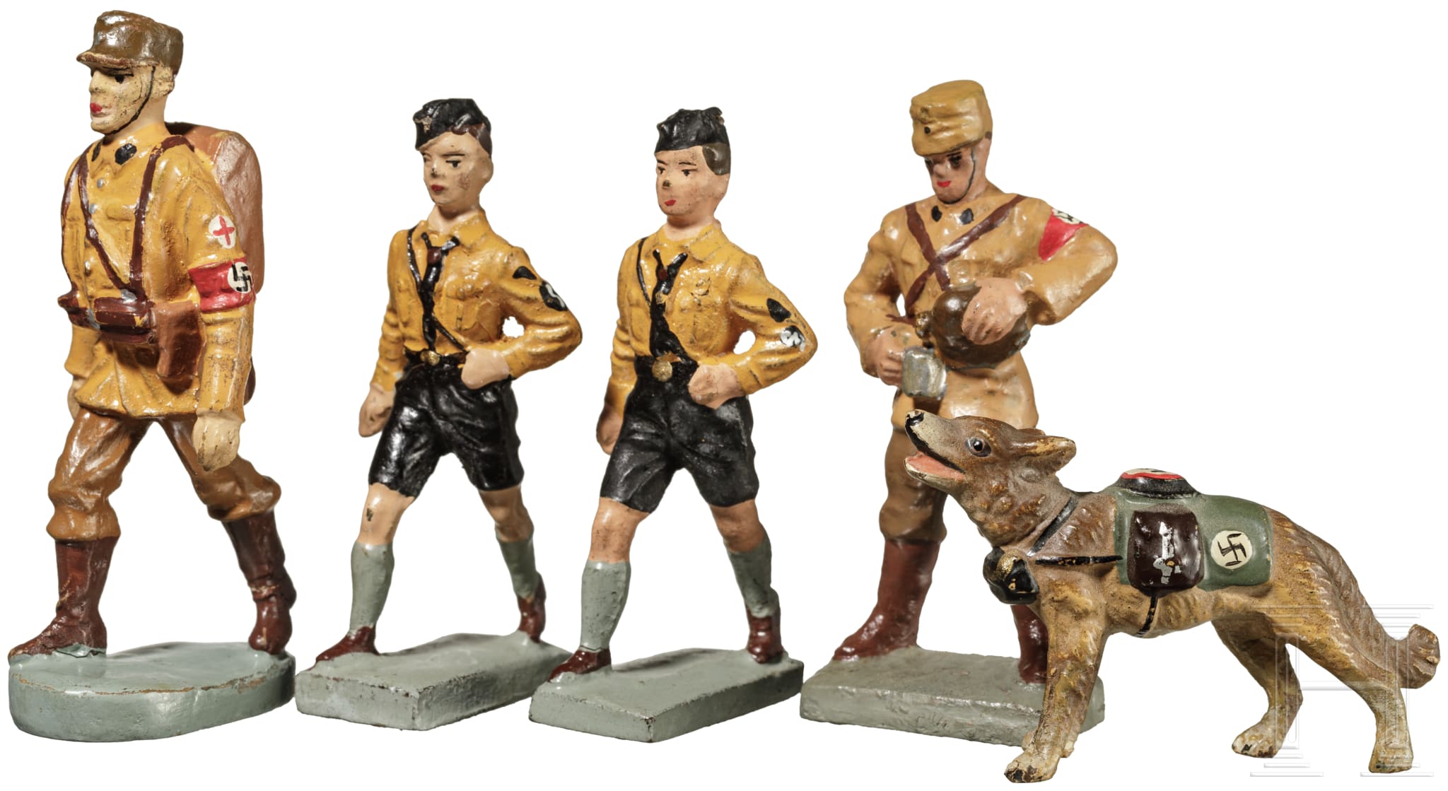 Figurine LINEOL ELASTOLIN Soldat Allemand Infanterie Seconde Guerre - 75mm