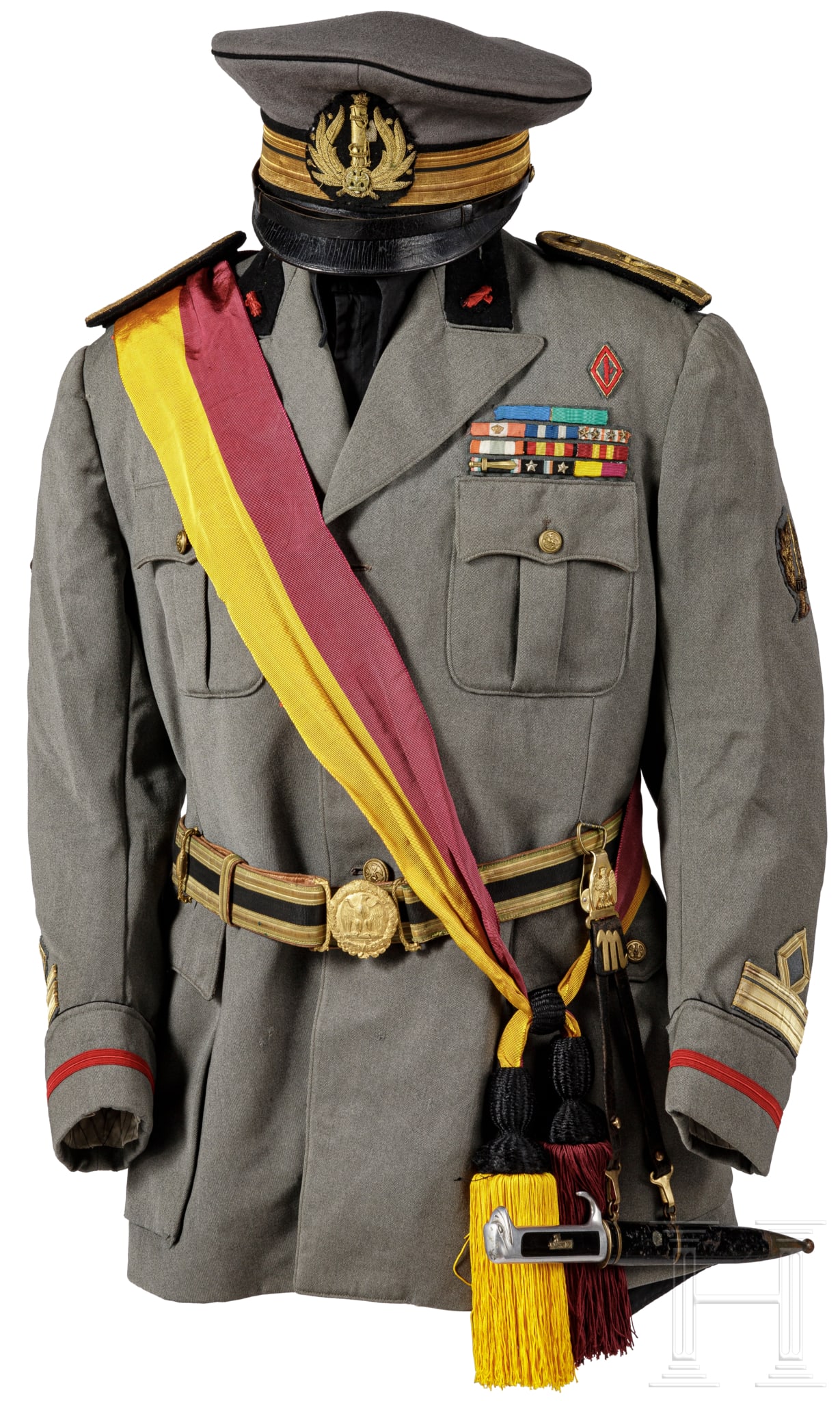 A Uniform Of A Major Of The Fascist Legion C.c.n.n. (black Shirts 