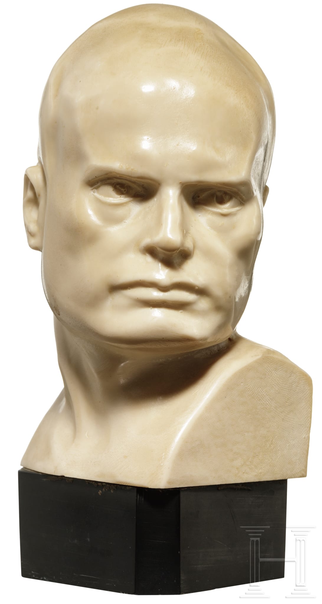 A portrait bust of Benito Mussolini, 1930/40ies | Barnebys