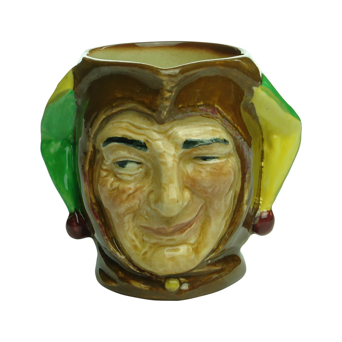 Pair of Royal Doulton Toby Jugs Court Jester & Henry VIII. ABCR Auctions