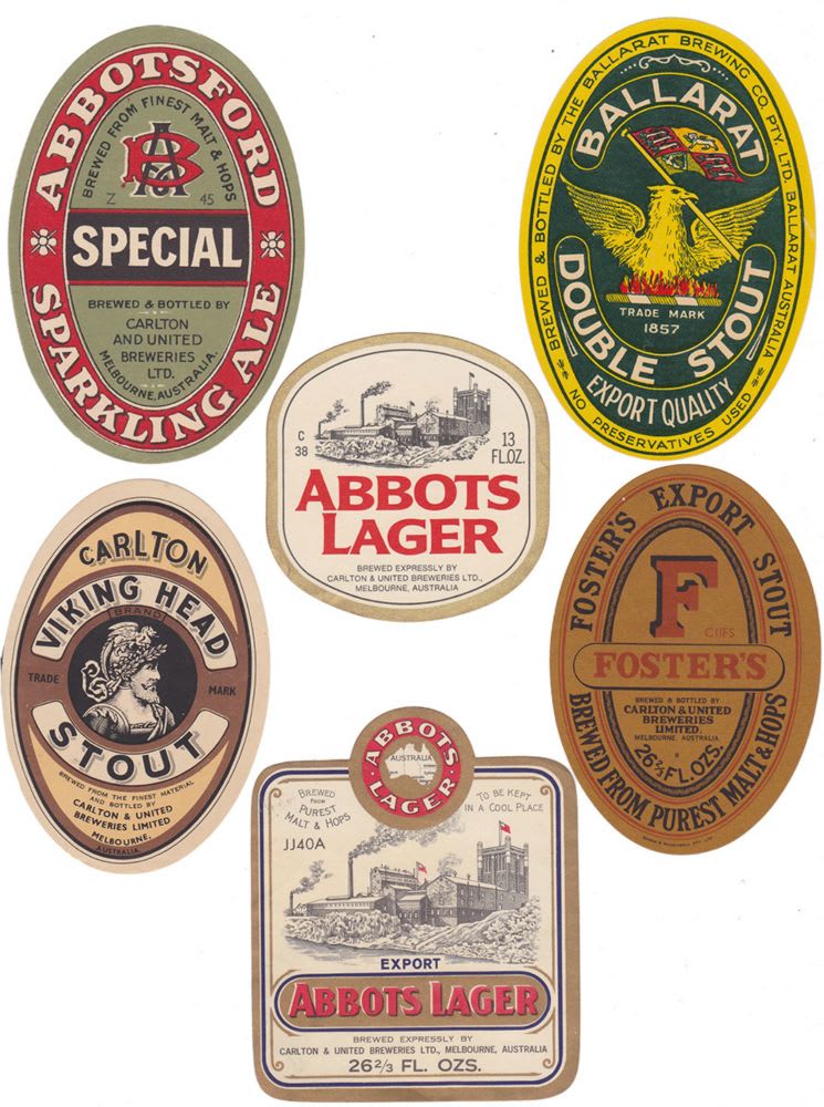 Victorian Brewery Vintage Antique Beer Labels - ABCR Auctions